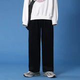Wiaofellas  -  Winter Thick Corduroy Pants Men Warm Vintage Casual Pants Men Japanese Streetwear Loose Wide Leg Pants Men Thicken Trousers