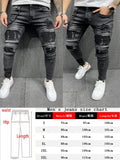 Wiaofellas  -  Fashion Jeans Bermuda Tideshec Harajuku Cargo Pants Ripped Men's Winter Clothing Side Pockets Skinny Men´s Casual Teens Jogger