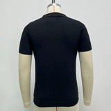 WIAOFELLAS  -  Men's Casual Knitted Short Sleeve Polo Shirt Lapel Button Cardigan T-shirt Breathable Summer T Shirt Fashion Men Clothing MY990