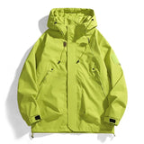 WIAOFELLAS  -  Spring Autumn Outdoor Waterproof Hooded Jacket Men Windbreaker Coat Breathable Fishing Camping Windproof Jackets Couple Outwear
