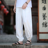 Wiaofellas  -  Men's Imperial Pattern Casual Pants - Summer Spring Trendy Stretch Comfort Fit Lounge & Streetwear Style Plus Size Men 5XL