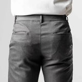 WIAOFELLAS  -  Spring Autumn New Men's Casual Elasticity Waist Pants Waterproof Solid Trousers Japanese Busines High Guality Long Pant For Male
