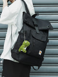 WIAOFELLAS  -  Tooling Backpack Design Niche College Student School Bag Female Large Capacity Fashion Brand Men's Travel Backpack