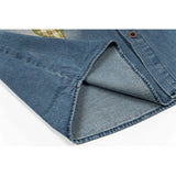 WIAOFELLAS  -  Flower Embroidery Short Sleeve Shirts Mens Summer Retro Streetwear Lapel Single Breasted Half-Sleeve Loose Shirts Cotton Tops