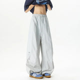 WIAOFELLAS  -  Unisex Pants Wide Leg Athletic Lounge Pants Spring Summer Lightweight Stretch Waist Casual Sportswear Joggers Loose Thin Comfort