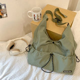 WIAOFELLAS  -  Large-capacity messenger bag male leisure messenger bag Korean shoulder bag waterproof tote bag female