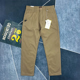 WIAOFELLAS  -  High-end cotton casual pants men's American retro small straight slim cargo pants
