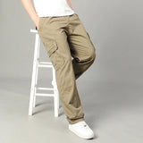 WIAOFELLAS  -  Men's Cotton Workwear Pants Autumn Cargo Pants New In Large Size 6XL Casual Climbing Joggers Sweatpants Hombre Work Trousers Men