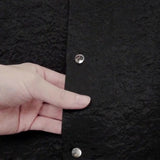 WIAOFELLAS  -  Mens Shirt Pleated Luxe Drape Fit Urban Style Long Sleeve Tops Cool-Touch Lustrous Button-Down Trendy Night-Out Casual Mens Tops