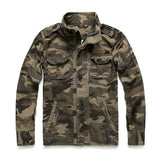 Wiaofellas  -  New Casual Wear Mens Oversized Camo Jacket Sportswear Thick Denim Jacket Male Green Military Coat