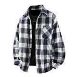 Wiaofellas  -  Fall Men's Cotton Shirts Youth Japanese Long Sleeve Plaid Shirts Autumn Loose Fit Shirt Korean Fashion Casual Blouse Tops Male