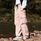 Wiaofellas  -  New Straight-Leg Casual Sport Cargo Pants for Men and Women Fashionable Versatile Outdoor Workwear Leisure Trousers