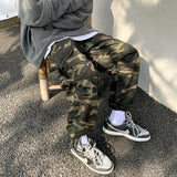 Wiaofellas  -  American Sle Camouflage Work Pants Men's High Street INS Trendy Japanese Hip Hop Casual Functional Couple's Cuffed Trousers