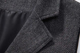 WIAOFELLAS  -  Coffee Lapel Men's British Retro Vest Slim Loose Literary Solid Color Versatile Cardigan Top