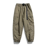 Wiaofellas  -   men's spring new Japanese high-quality white background high-quality cargo casual pants