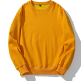 WIAOFELLAS  -  New Men's Autumn Velvet Sweatshirts Round Neck Solid Color Long Sleeved Tops Couples Coat Women Sweatshirt Casual Clothing MY542