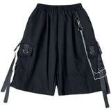Wiaofellas  -  Working Shorts Men's Trend Korean Version Ins Hip-hop Loose Versatile Sports and Casual Wide-leg Five-point Pants