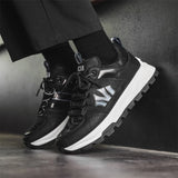 WIAOFELLAS  -  Men Casual Sneakers Platform Running Sports Shoes Fashion Male Lace Up Chunky Tennis Walking Sneakers Comfortable Outdoor Shoes