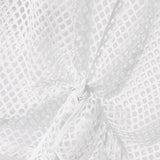 WIAOFELLAS  -  Summer Men Tank Tops Mesh Hollow Out Sleeveless V Neck Lace Up Male Vests 2025 See Through Vacation Cardigan Men S-5XL