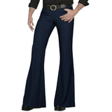 Wiaofellas  -  Spring/Summer New Retro Washed Micro Horn Jeans for Men Aged Loose Straight Tube High Street