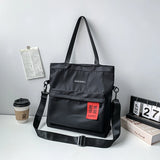 WIAOFELLAS  -  Messenger bag handbag large-capacity shoulder bag school hand carry school bag remedial handbag
