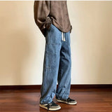 WIAOFELLAS  -  Spring Autumn New Black Blue Cargo Jeans Men Streetwear Denim Jogger Pants Baggy Harem Jean Trousers Cargo Pants Men