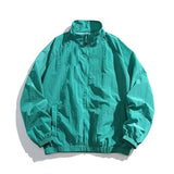 WIAOFELLAS  -  American Retro Camouflage Thin Jacket Men's Summer Sun Protection Clothing Grid Quick Drying Hiking Stand Collar Coat Outdoor
