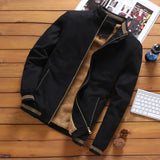 WIAOFELLAS  -  Men Slim Winter Jackets And Coats New Male Fleeces Warm Coats Fit Down Jackets Good Quality Men Cotton Spring Jackets Size