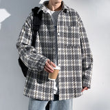 Wiaofellas   -  Men's Clothing Men's Coats Models Loose Fitting Outerwear Harajuku Korean Popular Clothes Spring Jackets Style Original