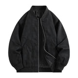 WIAOFELLAS  -  Fashion Print Bomber Jacket Men Spring Autumn Baseball Collar Casual Outwear Male Zipper Jackets Chic Couple Motorcycles Coat