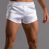 Wiaofellas  -  Silk Arlo Men's Underwear Ultra-Short Pants Comfortable Loose Fit Home Sleepwear plus Size Available Casual Pants