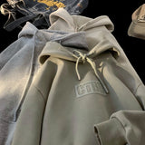 Wiaofellas  -  American Style Letter Printed Hoodies For Men Autumn Casual Cotton Fleece Oversized Sweatshirts Y2K Streetwear Sudadera Hombre