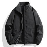 Wiaofellas  -  Men's Spring and Autumn Jackets Men's Plus-size Casual Autumn Wear Spring and Autumn Stand Up Collar Jackets