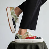 WIAOFELLAS  -  New Graffiti Print Men's Canvas Shoes Classic Hip Hop Canvas Sneakers Men Designer Skateboard Shoes Breathable Flat Sneakers Man