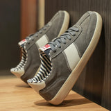 WIAOFELLAS  -  Men's Causal Low Top Breathable Lightweight Non-Slip Sneakers Comfort Fit Walking Shoes for Male