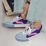 WIAOFELLAS  -  Men Casual Sneakers Personalized Mixed Colors Skateboard Outdoor Running Tennis Sports Shoes Trainers Flats Sneaker Couple 35-44