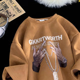 WIAOFELLAS  -  Hip Hop Graphic Men Tshirts Suede Fashion Summer New Short Sleeve T-shirt Oversized Streetwear Male Casual Tops Harajuku T Shirt