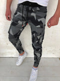 Wiaofellas  -  Men quick dry sweatpants camouflage sports pants slim elastic multi-pocket cargo pants men's fitness running training trousers