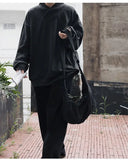 WIAOFELLAS  -  Develvet Base Shirt Men's Warm Autumn and Winter Style Long-sleeved T-shirt Teen Sweatshirt Casual Loose Pullover