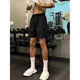 Wiaofellas  -  Qui Dry Outdoor Fitn Men's orts American Slant Cut Training Pants Spor Lightweight Comfortable Breathable orts