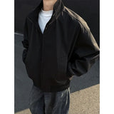 WIAOFELLAS  -  New Spring Autumn Men's Bomber Jackets solid Casual Male Outwear Windbreaker Jacket Mens Zipper Baseball Uniform Coats Clothing