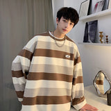 Wiaofellas  -  Sweatshirts Man Original Brands Men's Spring Clothes Pullover Harajuku Hip Hop Pullovers Oversize Sweatshirt Male Clothing