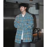 WIAOFELLAS  -  Spring New 3 classic plaid casual loose shirt