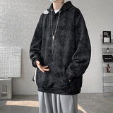 Wiaofellas  -  Casual Long Sleeves Hoodies Autumn Hip Hop Loose Skateboard Casual Men's Streetwear PUNK Clothes Plus Oversized 6XL 7XL