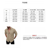 Wiaofellas  -  Spring and Autumn Men's Casual Linen Loose-fitting Breathable Suit, Fashionable and High-quality Long-sleeved Shirt, Long Pants