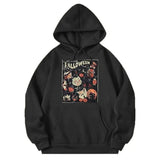 Wiaofellas  -  New Men's Pullover Hooded Print Long Sleeve Pocket Halloween Pattern Sweatshirt