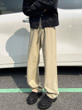 WIAOFELLAS  -  2025 Autumn Winter Casual Men's Pants Washed Straight Trousers Workwear Sweatpants Trendy Cargo Pants Loose Footed Male D225