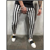 Wiaofellas  -  New Mens Black White Plaid Casual Pants Autumn Fashion Joggers Sweatpants Men Skinny Track Pants Man Trousers Ropa Hombre