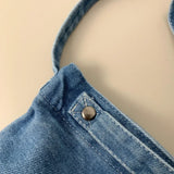 WIAOFELLAS  -  Personality washed denim bag men's new shoulder bag simple Joker Messenger bag fashion sports mobile phone bag
