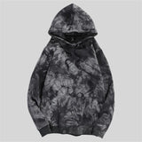 WIAOFELLAS  -  Hip Hop Tie Dye Hoodie Sweatshirt Men Fleece Streetwear Harajuku Cotton Hooded Pullover Men Pink Colors Loose Unisex Hoodies